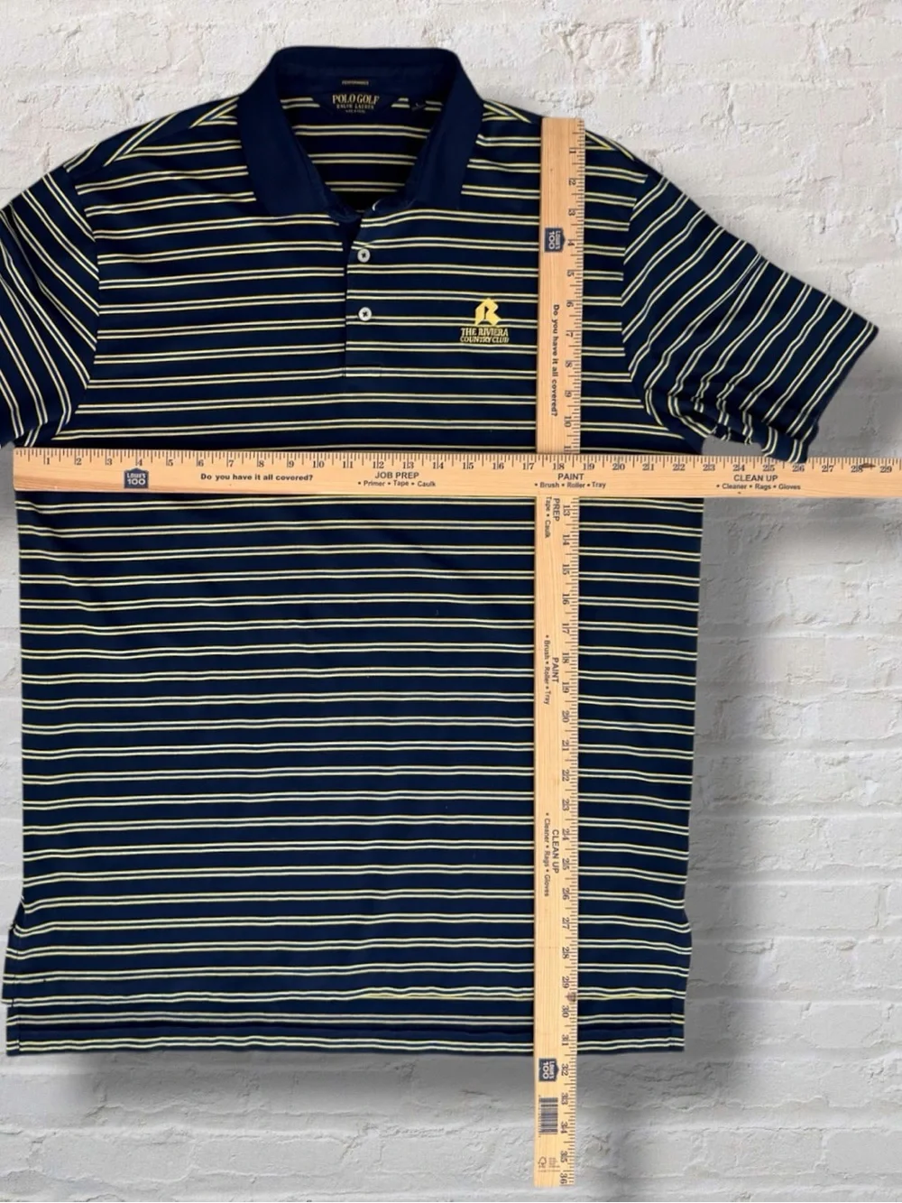 Polo Golf Ralph Lauren Riviera Country Club Striped Polo Shirt Large - Picture 11 of 11